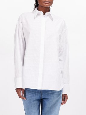 Valentino Garavani Toile Iconographe cotton-poplin shirt