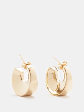 Otiumberg Arc 14kt gold-vermeil hoop earrings