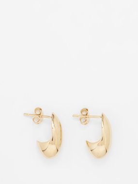 Otiumberg Pebble 14kt gold-vermeil earrings