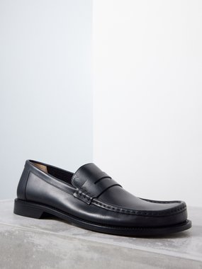 LOEWE Campo leather loafers