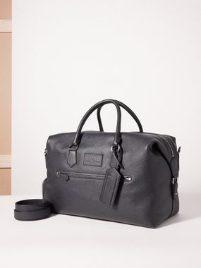 Polo Ralph Lauren Large pebbled-leather holdall