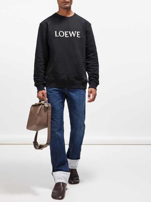 LOEWE Fisherman turn-up straight-leg jeans