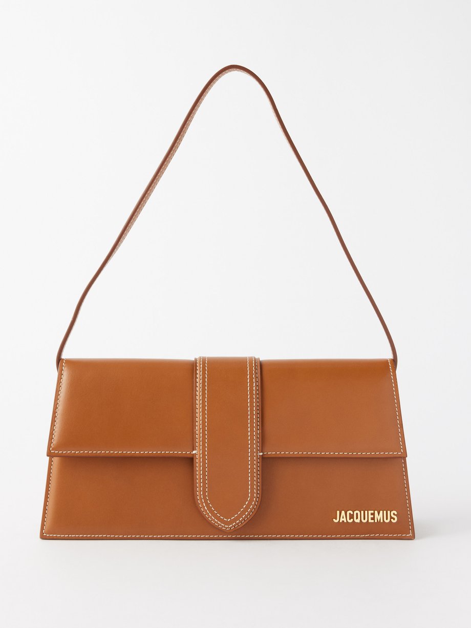 Jacquemus Bambino long leather shoulder bag