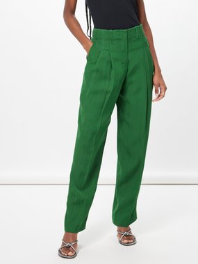 Jacquemus Titolo crepe tailored trousers