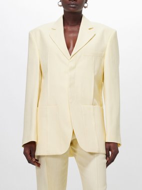 Jacquemus Oversized canvas suit jacket
