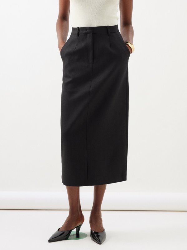 CO Tailored wool pencil skirt