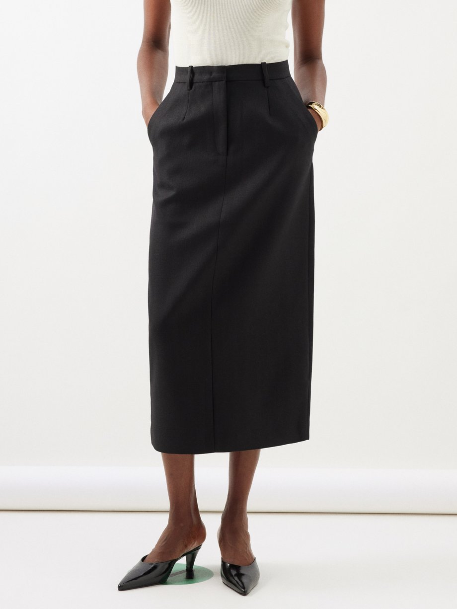 CO Tailored wool pencil skirt