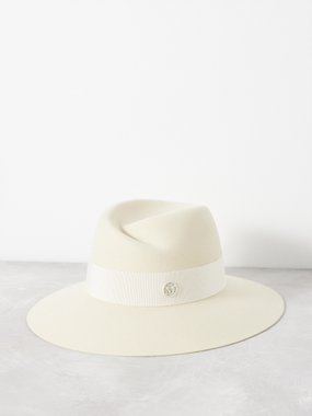 Maison Michel Virginie wool-felt fedora hat