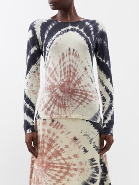 Gabriela Hearst Miller tie-dyed cashmere sweater