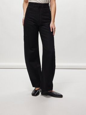 Lemaire High-rise twisted-seam jeans