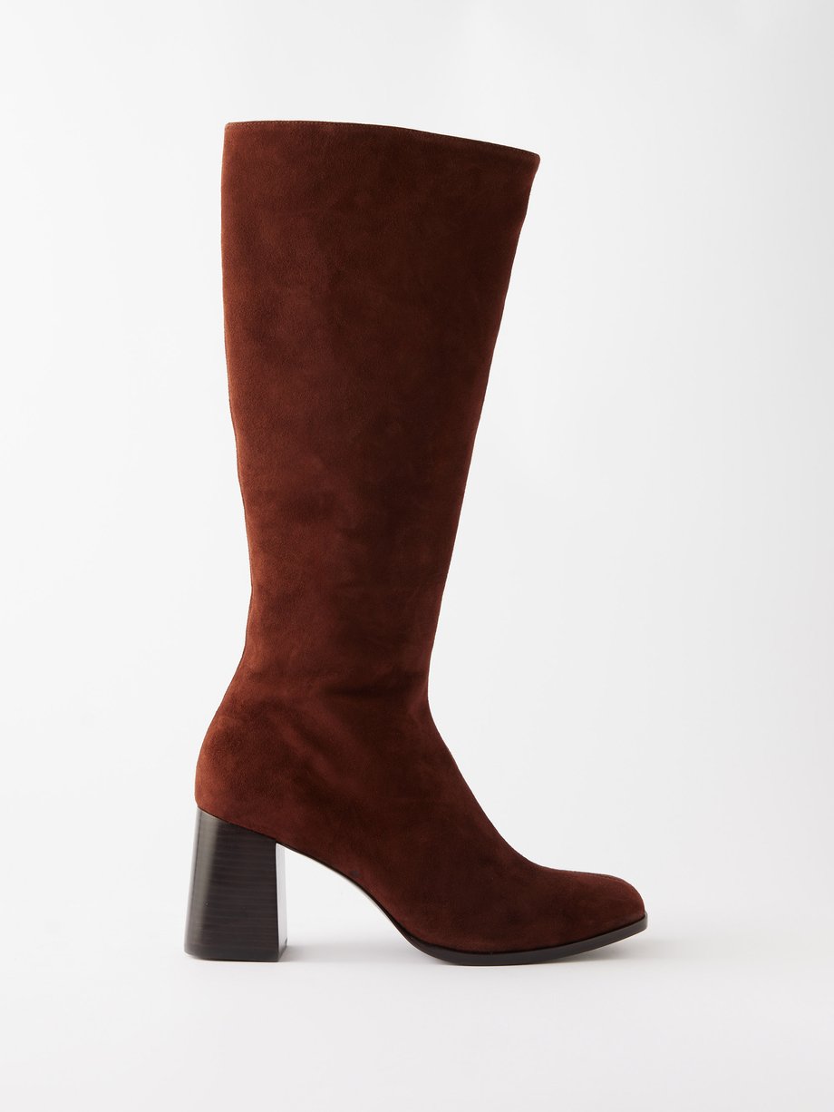Reformation Nylah suede knee-high boots