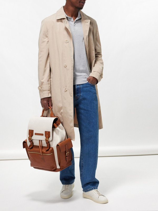 Brunello Cucinelli Concealed-front overcoat