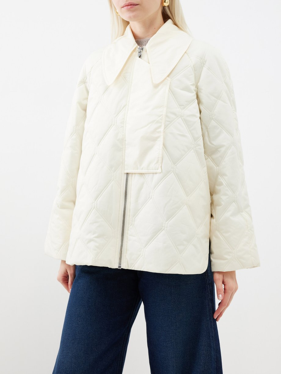 GANNI (Ganni) Quilted recycled-fibre jacket