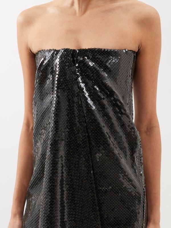 16Arlington Mirai strapless sequinned mini dress