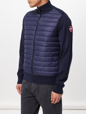 Canada Goose Hybridge quilted-shell and wool down jacket