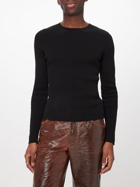 OUR LEGACY Our Legacy Compact cotton crew-neck sweater