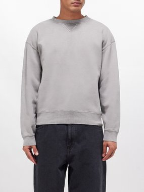 OUR LEGACY Our Legacy Perfect dropped-shoulder cotton-jersey sweatshirt
