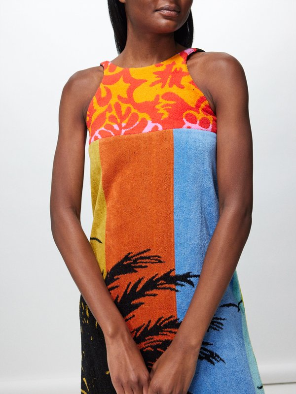 Renata Brenha Beach Towel upcycled-cotton slip dress