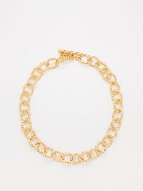 Paola Sighinolfi Cressa 18kt gold-plated necklace
