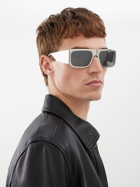 Saint Laurent Eyewear Saint Laurent D-frame metal sunglasses