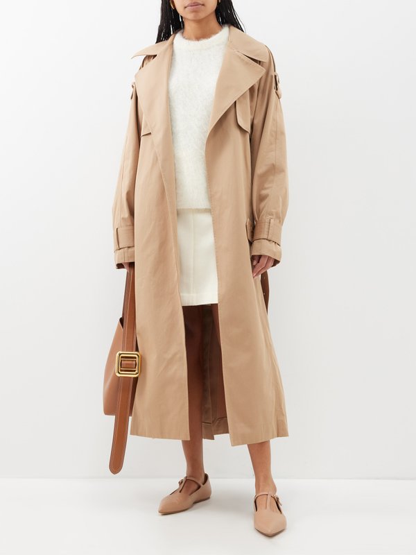 Clea Trench-coat en gabardine de coton Bristol