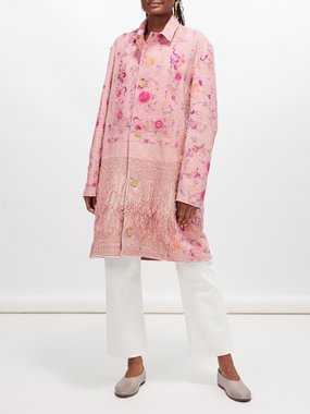 By Walid Rufus 19th-century silk-cotton coat