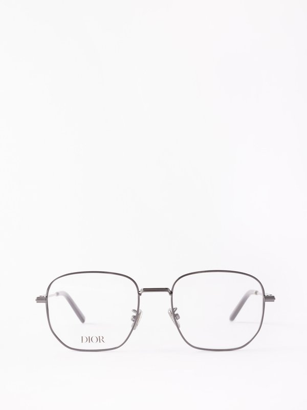 DIOR DiorBlackSuitO S19U square metal glasses