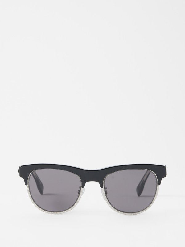 Fendi Eyewear (Fendi) Travel round acetate sunglasses