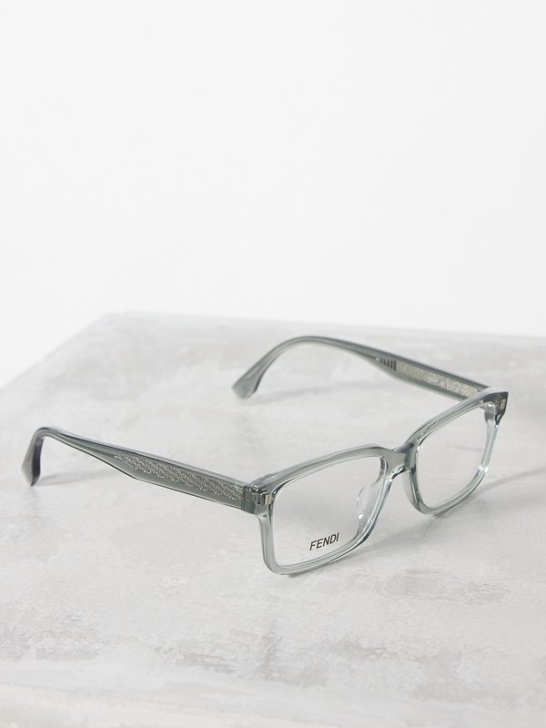 Fendi Eyewear (Fendi) Square acetate glasses