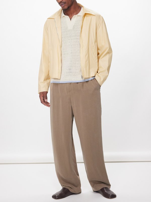 Le17septembre Homme (Le17Septembre Homme) Wide-leg modal-blend trousers