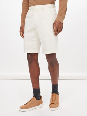 ZEGNA Cotton-blend shorts