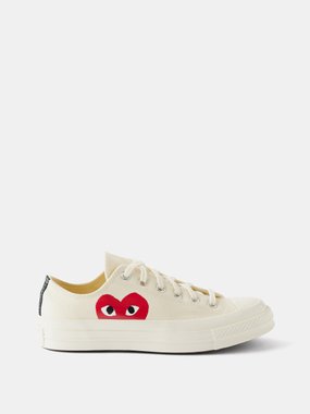 COMME DES GARÇONS PLAY Comme des Garçons Play Chuck 70 canvas trainers