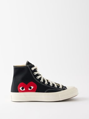COMME DES GARÇONS PLAY Comme des Garçons Play Chuck 70 canvas high-top trainers