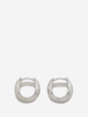 Sophie Buhai Reversible sterling-silver hoop earrings