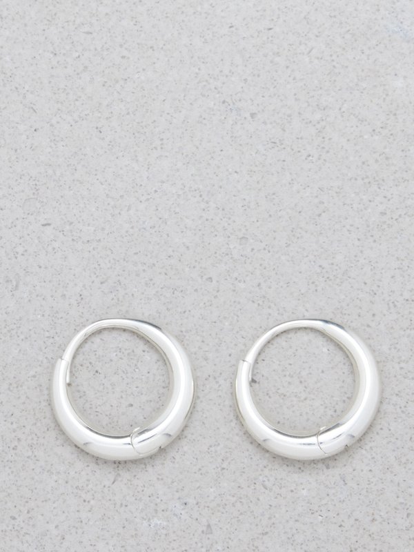 Sophie Buhai Nouveau large sterling-silver hoop earrings
