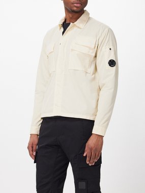 C.P. Company Multi-pocket cotton-gabardine overshirt