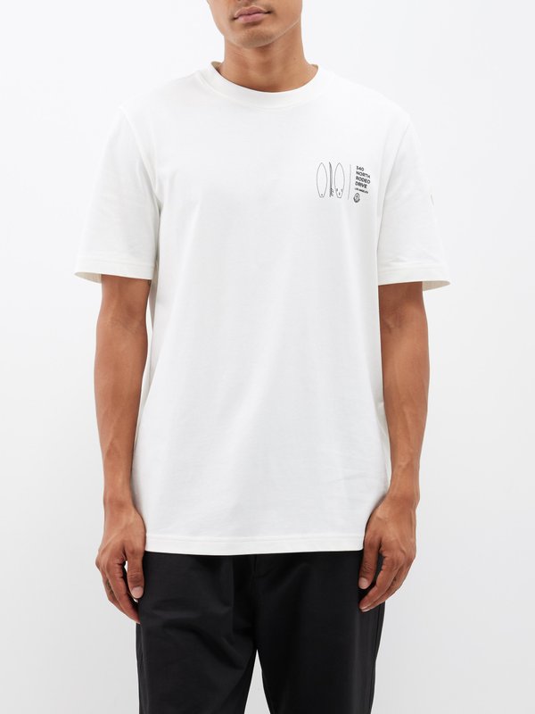 Moncler North Rodeo Drive-print cotton-jersey T-shirt