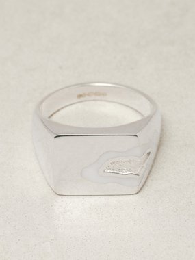 Ellie Mercer Island sterling-silver signet ring