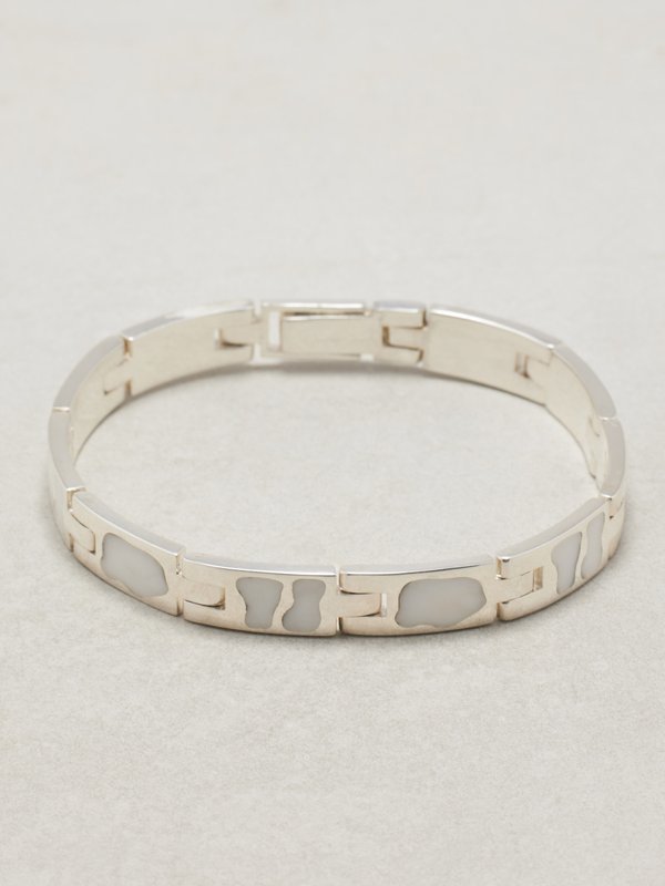 Ellie Mercer Resin and sterling-silver bracelet
