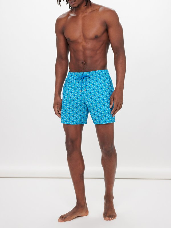 Vilebrequin Mahina turtle-print recycled-fibre swim shorts