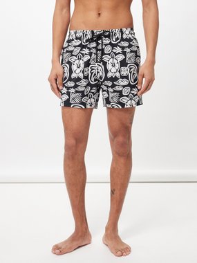 Vilebrequin Moorise turtle-print recycled-blend swim shorts