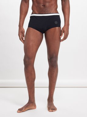 Frescobol Carioca Sunga rubber-patch swim shorts