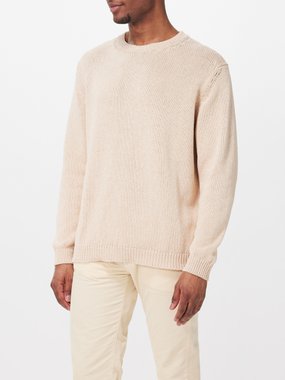 Massimo Alba Billy cotton and linen-blend sweater