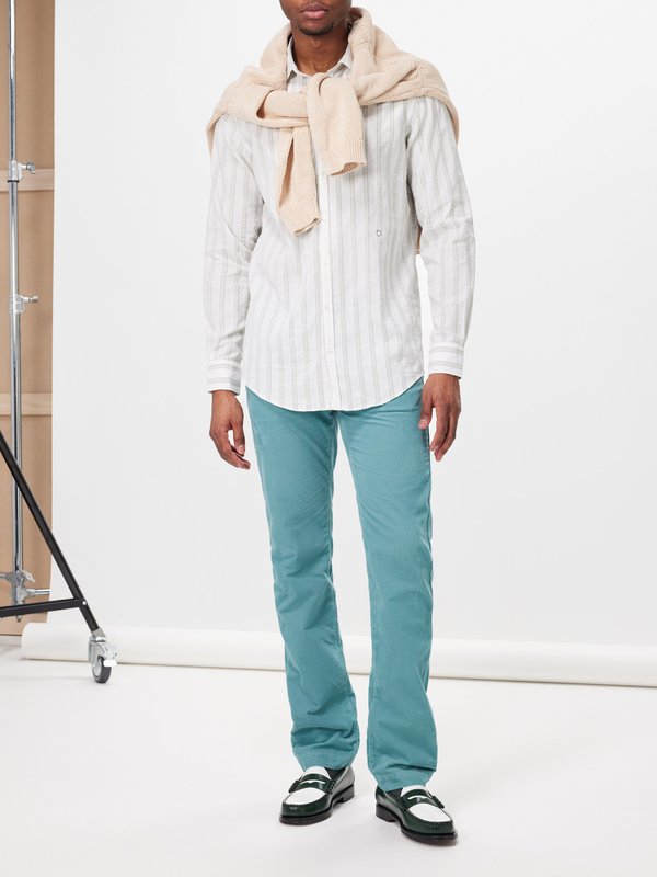 Massimo Alba Alunga cotton-corduroy straight-leg trousers