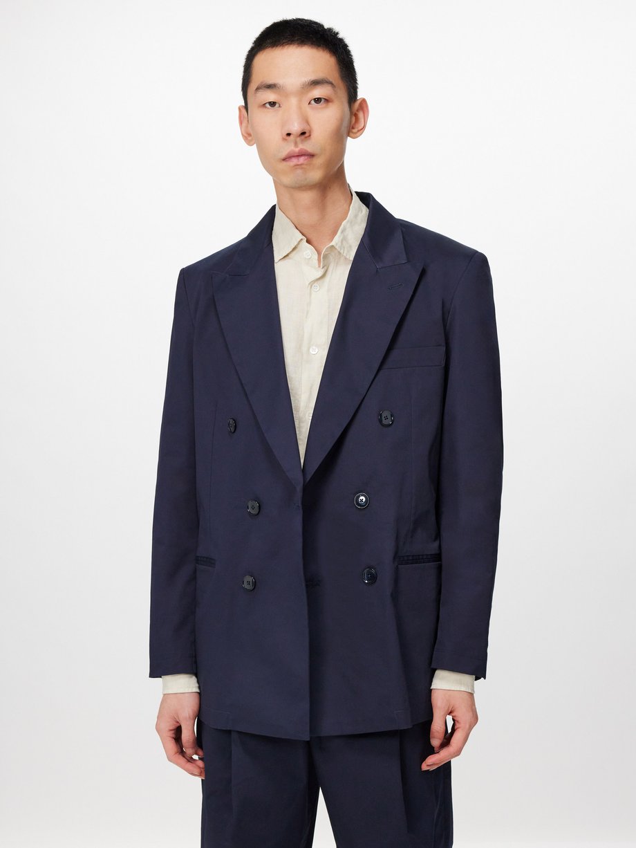 Barena Venezia Bosmon cotton blend-twill suit jacket