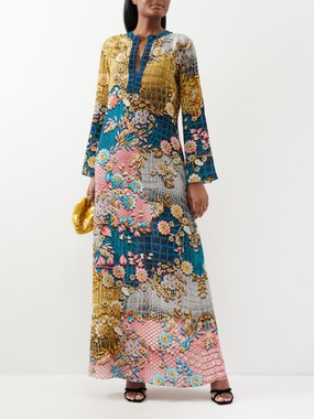 Mary Katrantzou Collins floral-print silk-crepe de Chine dress