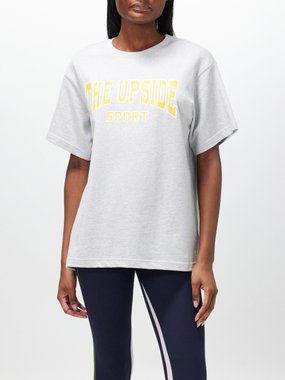 The Upside Logo-print organic-cotton T-shirt