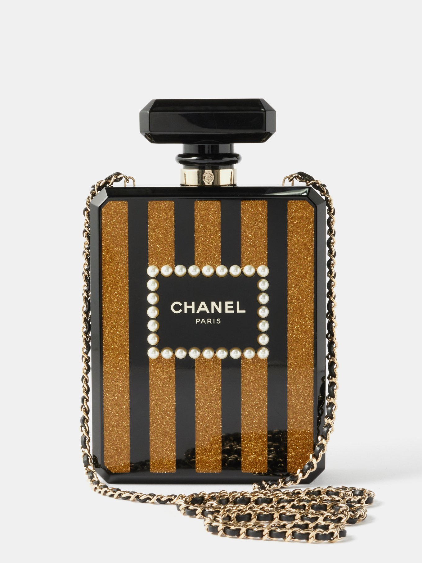 Chanel Plexiglass No. 5 Perfume Bottle Bag – Only Authentics