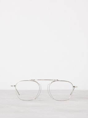 Matsuda Aviator titanium glasses