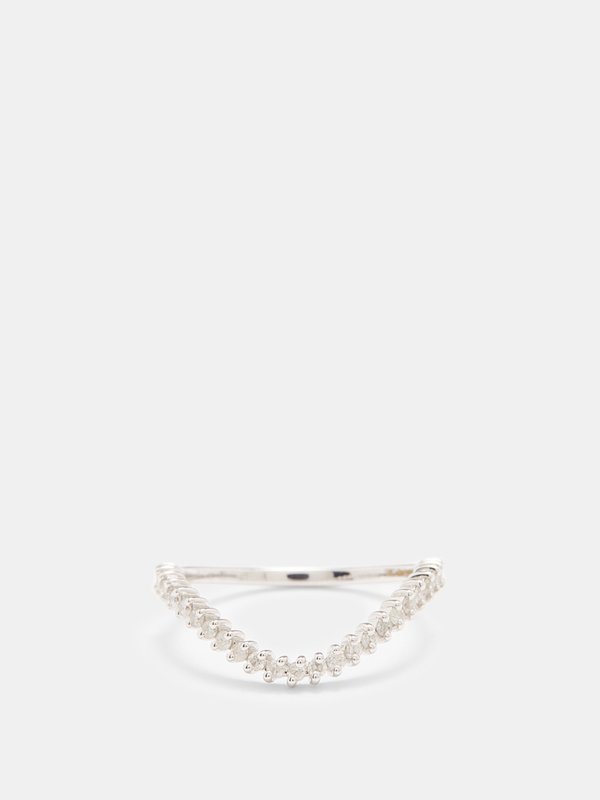 Yvonne Léon Diamond & 9kt white-gold ring